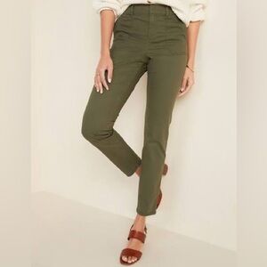 Old Navy Olive Green Pixie Pants